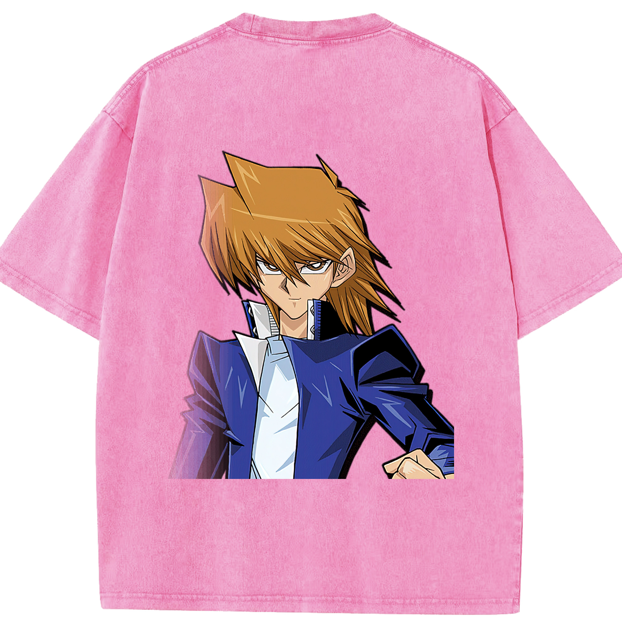 （画像用） 遊☆戯☆王 Yu-Gi-Oh! 綿100% ヴィンテージ風 半袖Tシャツ（背面プリント）